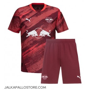 RB Leipzig Vieraspaita Lapsille 2024-25 Lyhythihainen (+ shortsit)